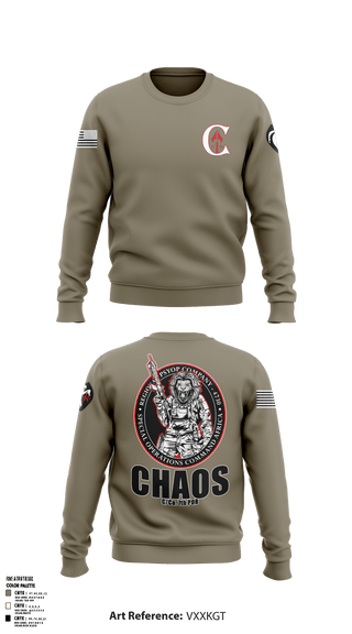 Crew Neck Sweatshirt, , Army, Teamtime, Team time, sublimation, custom sports apparel, team uniforms, spirit wear, spiritwear, sports uniforms, custom shirts, team store, custom team store, fundraiser sports, apparel fundraiser