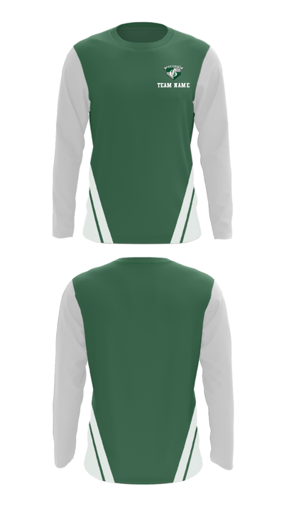 Worcester Central High School Basketball 98172206 Long Sleeve Performance Shirt - 27