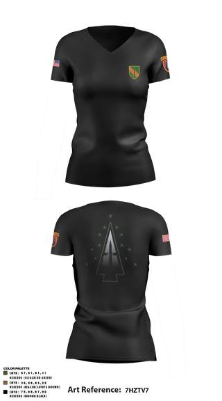 Women's Short Sleeve Vneck Shirt, , Army, Teamtime, Team time, sublimation, custom sports apparel, team uniforms, spirit wear, spiritwear, sports uniforms, custom shirts, team store, custom team store, fundraiser sports, apparel fundraiser
