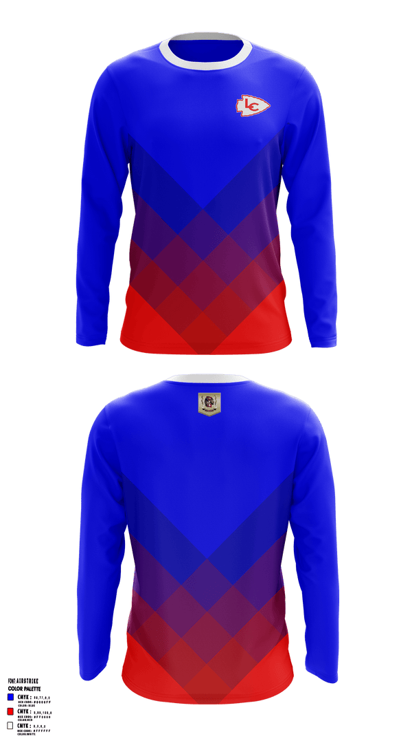Long Sleeve Performance Shirt, Lakeland Senior High School, Spirit Store, Teamtime, Team time, sublimation, custom sports apparel, team uniforms, spirit wear, spiritwear, sports uniforms, custom shirts, team store, custom team store, fundraiser sports, apparel fundraiser