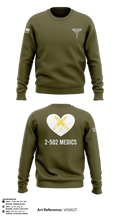 2-502IN Medical Platoon 90993317 Crew Neck Sweatshirt - 3