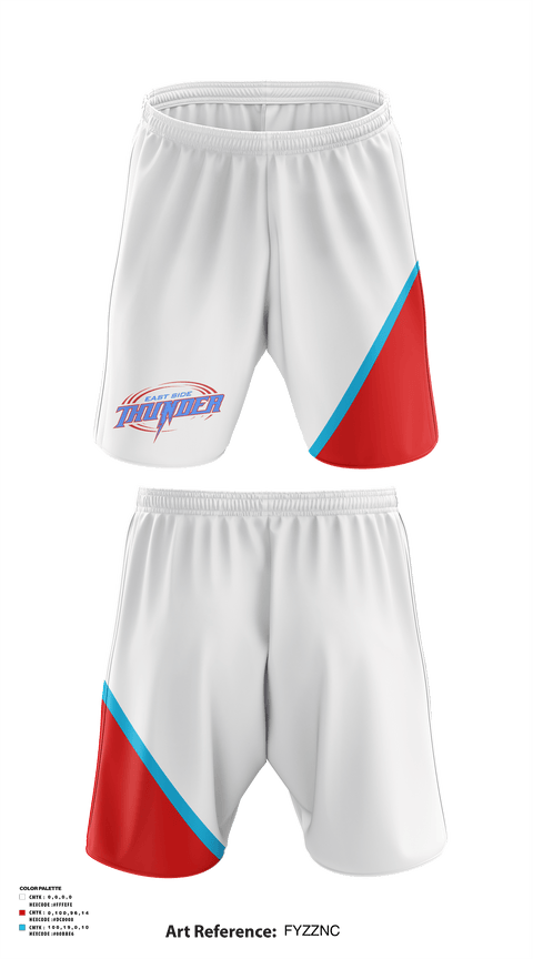 Athletic Shorts With Pockets, East Side Thunder, Baseball, Teamtime, Team time, sublimation, custom sports apparel, team uniforms, spirit wear, spiritwear, sports uniforms, custom shirts, team store, custom team store, fundraiser sports, apparel fundraiser