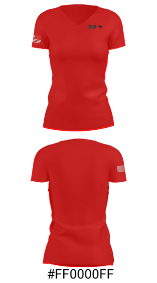 Women's Short Sleeve Vneck Shirt, Rodriguez High School Cheer, Cheer, Teamtime, Team time, sublimation, custom sports apparel, team uniforms, spirit wear, spiritwear, sports uniforms, custom shirts, team store, custom team store, fundraiser sports, apparel fundraiser