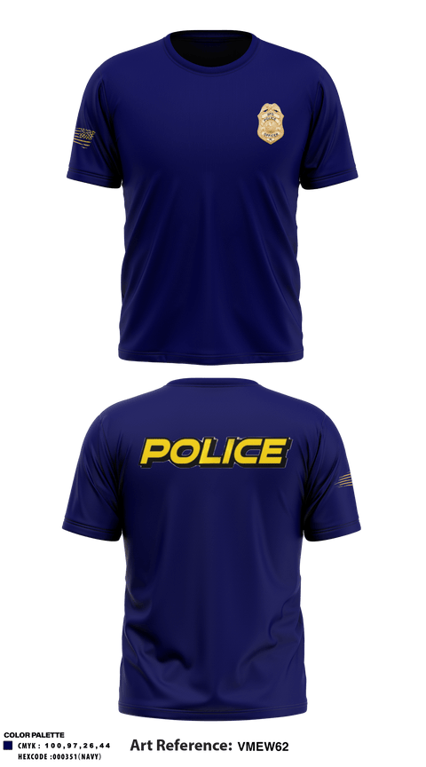 Short Sleeve Performance Shirt, , Police, Teamtime, Team time, sublimation, custom sports apparel, team uniforms, spirit wear, spiritwear, sports uniforms, custom shirts, team store, custom team store, fundraiser sports, apparel fundraiser