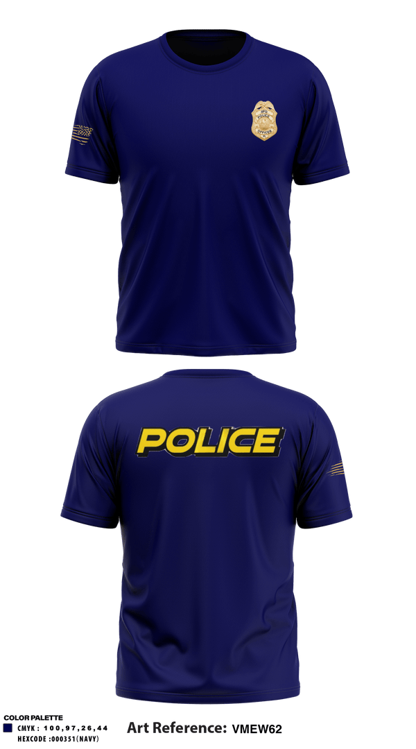 Short Sleeve Performance Shirt, , Police, Teamtime, Team time, sublimation, custom sports apparel, team uniforms, spirit wear, spiritwear, sports uniforms, custom shirts, team store, custom team store, fundraiser sports, apparel fundraiser