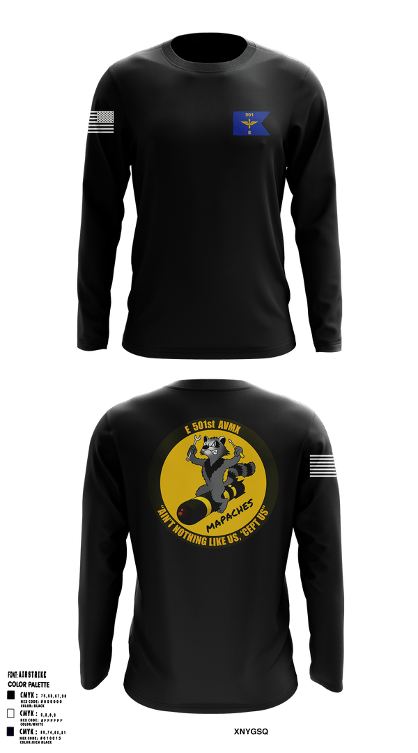 Long Sleeve Performance Shirt, E 501st 1 AD, CAB AVMX, Army, Teamtime, Team time, sublimation, custom sports apparel, team uniforms, spirit wear, spiritwear, sports uniforms, custom shirts, team store, custom team store, fundraiser sports, apparel fundraiser