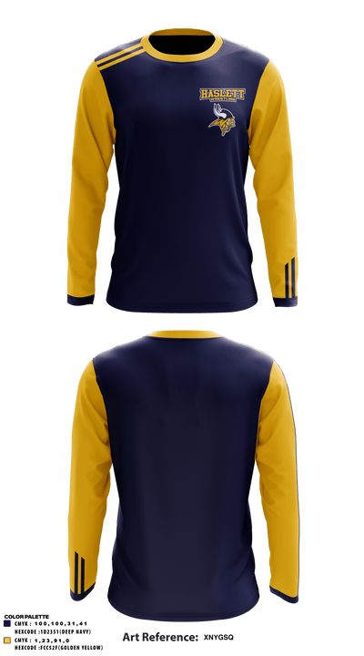 Haslett High School Wrestling 19609449 Long Sleeve Performance Shirt - 1