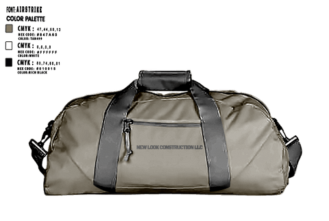 Duffle Bag, New Look Construction LLC, , Teamtime, Team time, sublimation, custom sports apparel, team uniforms, spirit wear, spiritwear, sports uniforms, custom shirts, team store, custom team store, fundraiser sports, apparel fundraiser