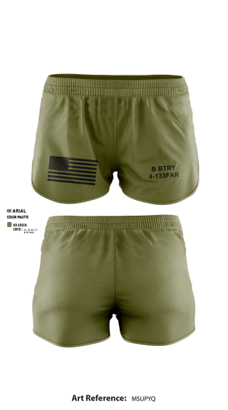 Ranger Panties, B BTRY 4-133FAR, Army, Teamtime, Team time, sublimation, custom sports apparel, team uniforms, spirit wear, spiritwear, sports uniforms, custom shirts, team store, custom team store, fundraiser sports, apparel fundraiser