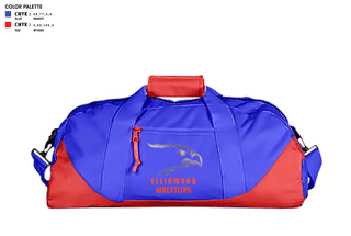 Duffle Bag, Ellinwood Middle School Wrestling, Wrestling, Teamtime, Team time, sublimation, custom sports apparel, team uniforms, spirit wear, spiritwear, sports uniforms, custom shirts, team store, custom team store, fundraiser sports, apparel fundraiser