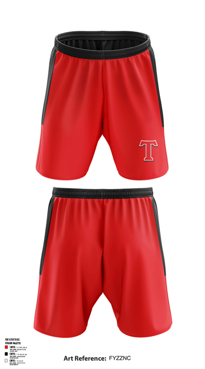 Turner Middle School 81161179 Athletic Shorts With Pockets - 1