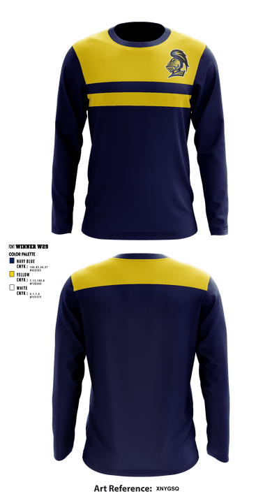Lisbon Central High School Cheer 39151888 Long Sleeve Performance Shirt - 1