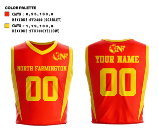Basketball Uniform, North Farmington High School Basketball, Men's Basketball, Teamtime, Team time, sublimation, custom sports apparel, team uniforms, spirit wear, spiritwear, sports uniforms, custom shirts, team store, custom team store, fundraiser sports, apparel fundraiser
