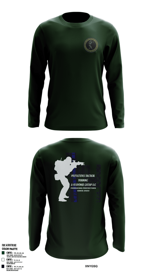 Long Sleeve Performance Shirt, Protectors Tactical Training & Response Group LLC, , Teamtime, Team time, sublimation, custom sports apparel, team uniforms, spirit wear, spiritwear, sports uniforms, custom shirts, team store, custom team store, fundraiser sports, apparel fundraiser