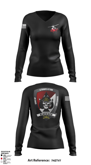 Women's Long Sleeve Vneck Shirt, , Army, Teamtime, Team time, sublimation, custom sports apparel, team uniforms, spirit wear, spiritwear, sports uniforms, custom shirts, team store, custom team store, fundraiser sports, apparel fundraiser