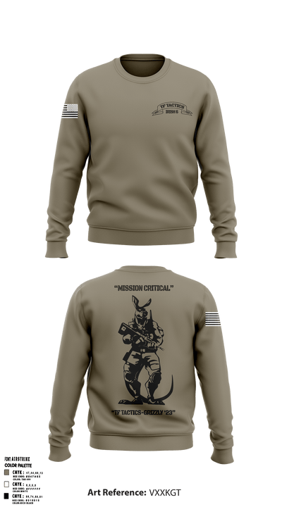 TF Tactics- GRIZZLY 95778498 Crew Neck Sweatshirt - 4