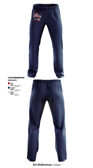 Sweatpants, Copperas Chiefs, Football, Teamtime, Team time, sublimation, custom sports apparel, team uniforms, spirit wear, spiritwear, sports uniforms, custom shirts, team store, custom team store, fundraiser sports, apparel fundraiser