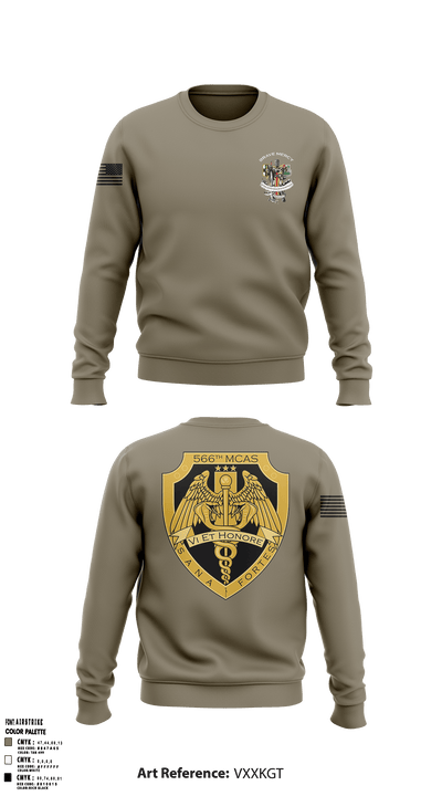 566 MCAS 1040274 Crew Neck Sweatshirt - 65