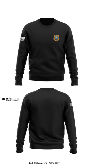 Crew Neck Sweatshirt, , Police, Teamtime, Team time, sublimation, custom sports apparel, team uniforms, spirit wear, spiritwear, sports uniforms, custom shirts, team store, custom team store, fundraiser sports, apparel fundraiser