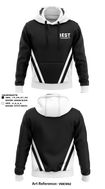 BEST (bail enforcement street team) fugitive apprehension and security 21875415 Hoodie - 1