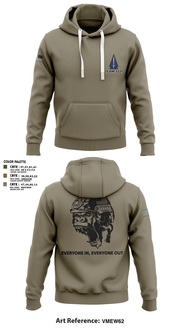 Hoodie, 3rd SFAB, Army, Teamtime, Team time, sublimation, custom sports apparel, team uniforms, spirit wear, spiritwear, sports uniforms, custom shirts, team store, custom team store, fundraiser sports, apparel fundraiser