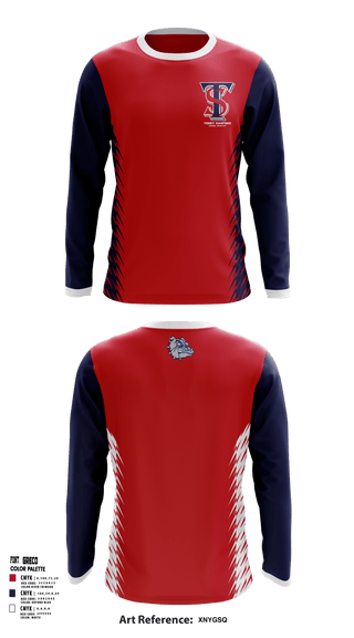 Long Sleeve Performance Shirt, Terry Sanford High School Cross Country, Cross Country, Teamtime, Team time, sublimation, custom sports apparel, team uniforms, spirit wear, spiritwear, sports uniforms, custom shirts, team store, custom team store, fundraiser sports, apparel fundraiser