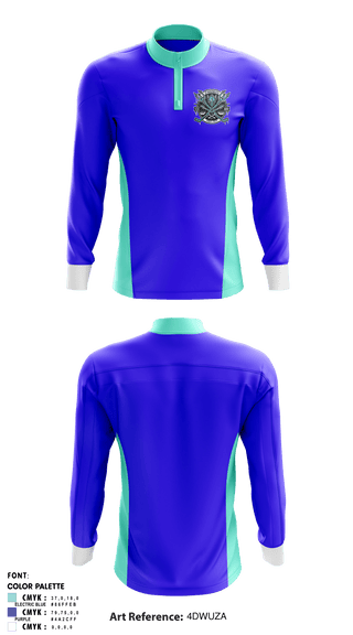 Quarter Zip Jacket, CF-ARGONAUTS, Ice Hockey, Teamtime, Team time, sublimation, custom sports apparel, team uniforms, spirit wear, spiritwear, sports uniforms, custom shirts, team store, custom team store, fundraiser sports, apparel fundraiser