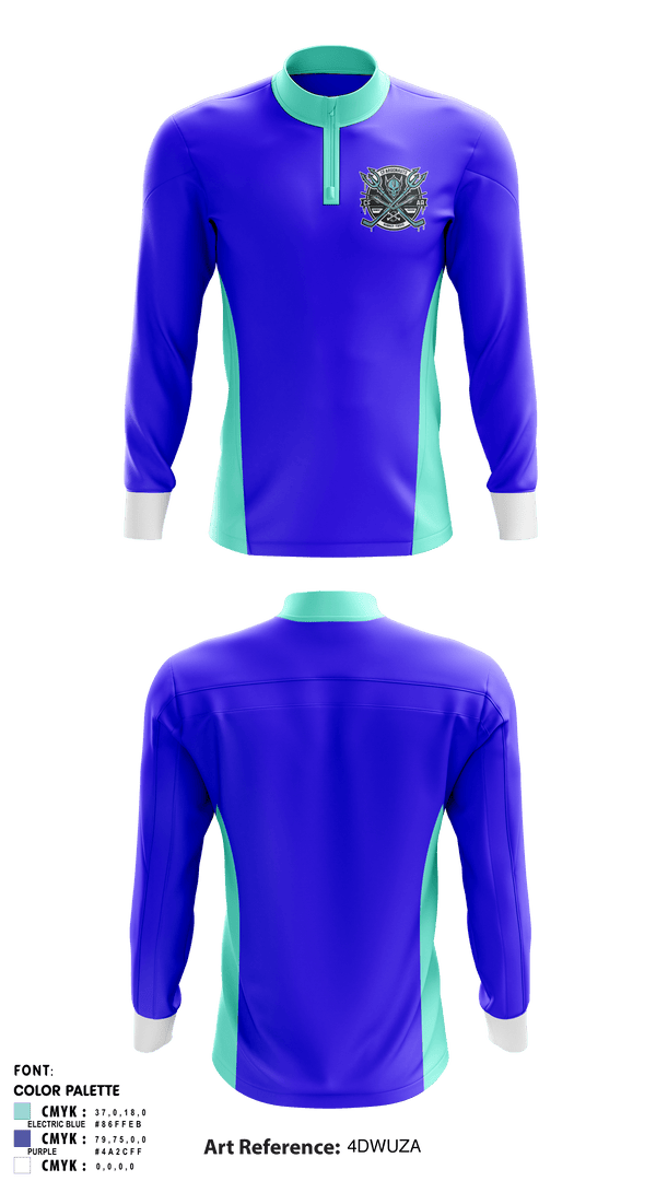 Quarter Zip Jacket, CF-ARGONAUTS, Ice Hockey, Teamtime, Team time, sublimation, custom sports apparel, team uniforms, spirit wear, spiritwear, sports uniforms, custom shirts, team store, custom team store, fundraiser sports, apparel fundraiser