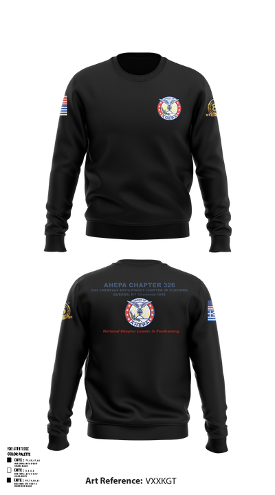 AHEPA 62145797 Crew Neck Sweatshirt - 1