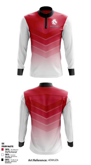 Quarter Zip Jacket, Lutheran School Association of Decatur Wrestling, Wrestling, Teamtime, Team time, sublimation, custom sports apparel, team uniforms, spirit wear, spiritwear, sports uniforms, custom shirts, team store, custom team store, fundraiser sports, apparel fundraiser