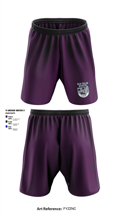 Blue-Collar Workers LLC 20683882 Athletic Shorts With Pockets - 1