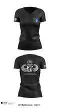 MCPOD-XVIII ABN CORPS 34488688 Women's Short Sleeve V-neck Shirt - 4