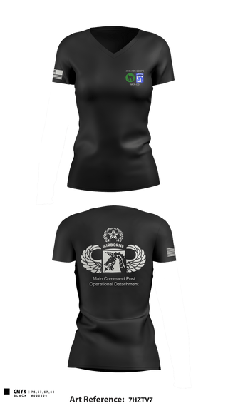 Women's Short Sleeve Vneck Shirt, , Army, Teamtime, Team time, sublimation, custom sports apparel, team uniforms, spirit wear, spiritwear, sports uniforms, custom shirts, team store, custom team store, fundraiser sports, apparel fundraiser