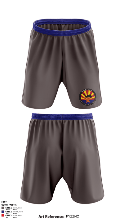 Arizona Underwater Explorers 38101763 Athletic Shorts With Pockets - 2