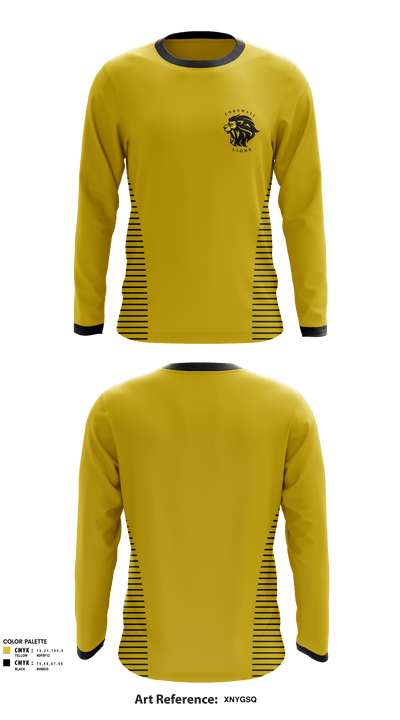 Cornwall And United Counties Basketball Association 47749248 Long Sleeve Performance Shirt - 1