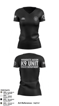 K9 Unit 27578074 Women's Short Sleeve V-neck Shirt - 9
