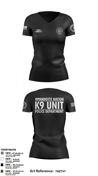 Women's Short Sleeve Vneck Shirt, , Police, Teamtime, Team time, sublimation, custom sports apparel, team uniforms, spirit wear, spiritwear, sports uniforms, custom shirts, team store, custom team store, fundraiser sports, apparel fundraiser