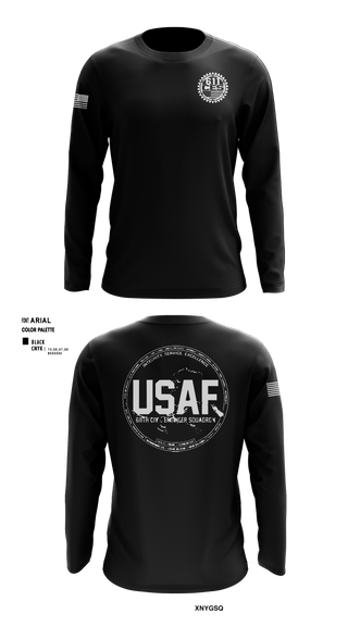 Long Sleeve Performance Shirt, , Air Force, Teamtime, Team time, sublimation, custom sports apparel, team uniforms, spirit wear, spiritwear, sports uniforms, custom shirts, team store, custom team store, fundraiser sports, apparel fundraiser