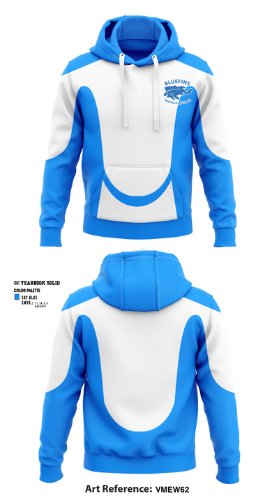 Foothills Area YMCA Swimming 18108135 Hoodie - 1