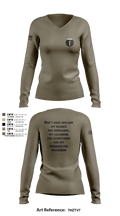 SOI West 38212133 Women's Long Sleeve V-neck Shirt - 2
