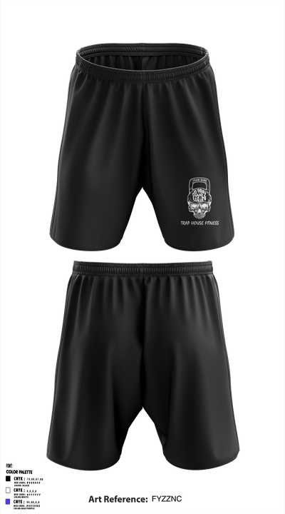 Trap House Fitness 35010693 Athletic Shorts With Pockets - 3