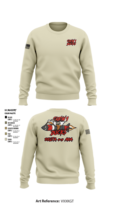 Delta 4-5 58559779 Crew Neck Sweatshirt - 6