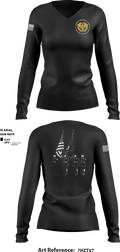 Detachment Republica Moldova 57338540 Women's Long Sleeve V-neck Shirt - 15