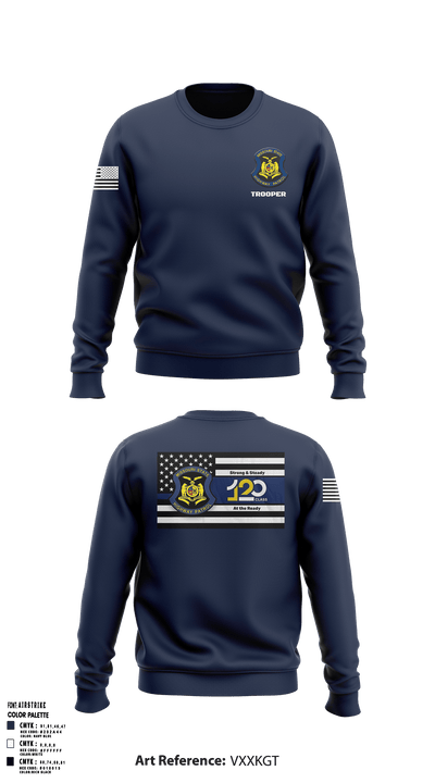 MSHP Class 120 57992195 Crew Neck Sweatshirt - 1
