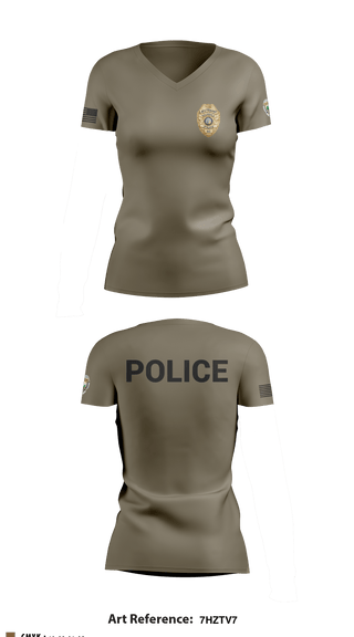 Women's Short Sleeve Vneck Shirt, TAYLORSVILLE POLICE, Police, Teamtime, Team time, sublimation, custom sports apparel, team uniforms, spirit wear, spiritwear, sports uniforms, custom shirts, team store, custom team store, fundraiser sports, apparel fundraiser