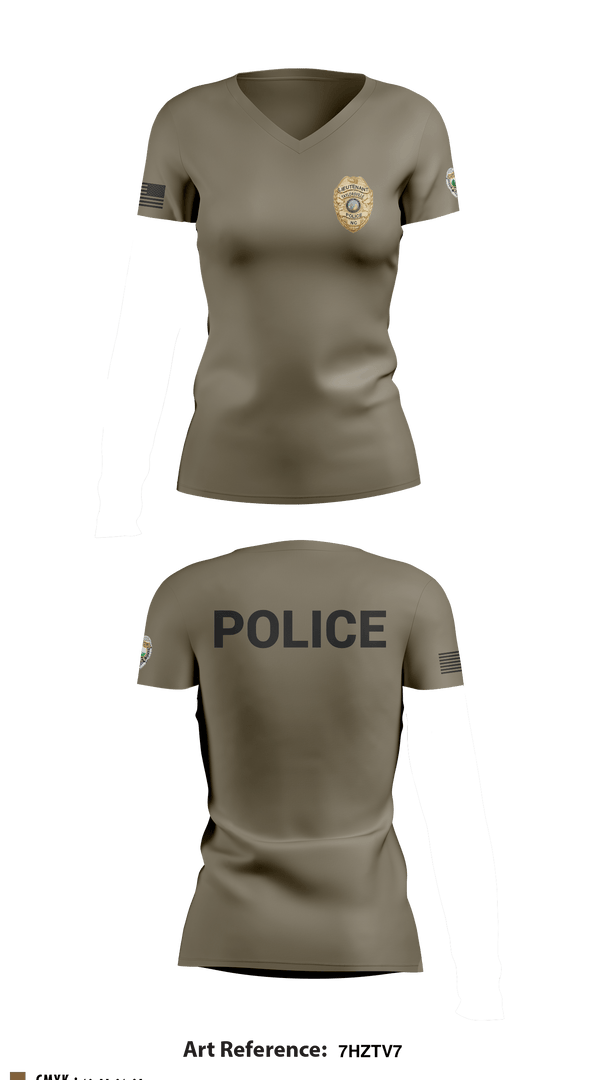 Women's Short Sleeve Vneck Shirt, TAYLORSVILLE POLICE, Police, Teamtime, Team time, sublimation, custom sports apparel, team uniforms, spirit wear, spiritwear, sports uniforms, custom shirts, team store, custom team store, fundraiser sports, apparel fundraiser