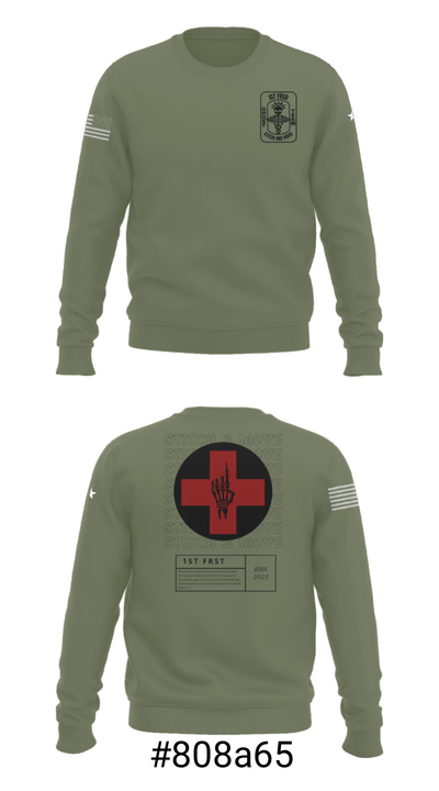 1st FRSD 86296727 Crew Neck Sweatshirt - 7