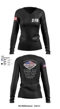 RBJ Concrete 52561308 Women's Long Sleeve V-neck Shirt - 2