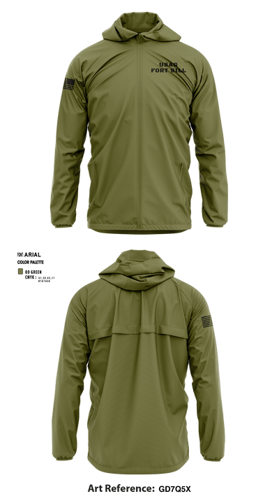 USAG Fort Sill 33635328 Windbreaker - 4