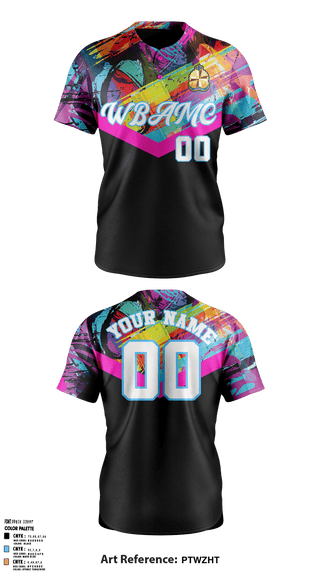 Two Button Softball Jersey, WBAMC, Softball, Teamtime, Team time, sublimation, custom sports apparel, team uniforms, spirit wear, spiritwear, sports uniforms, custom shirts, team store, custom team store, fundraiser sports, apparel fundraiser